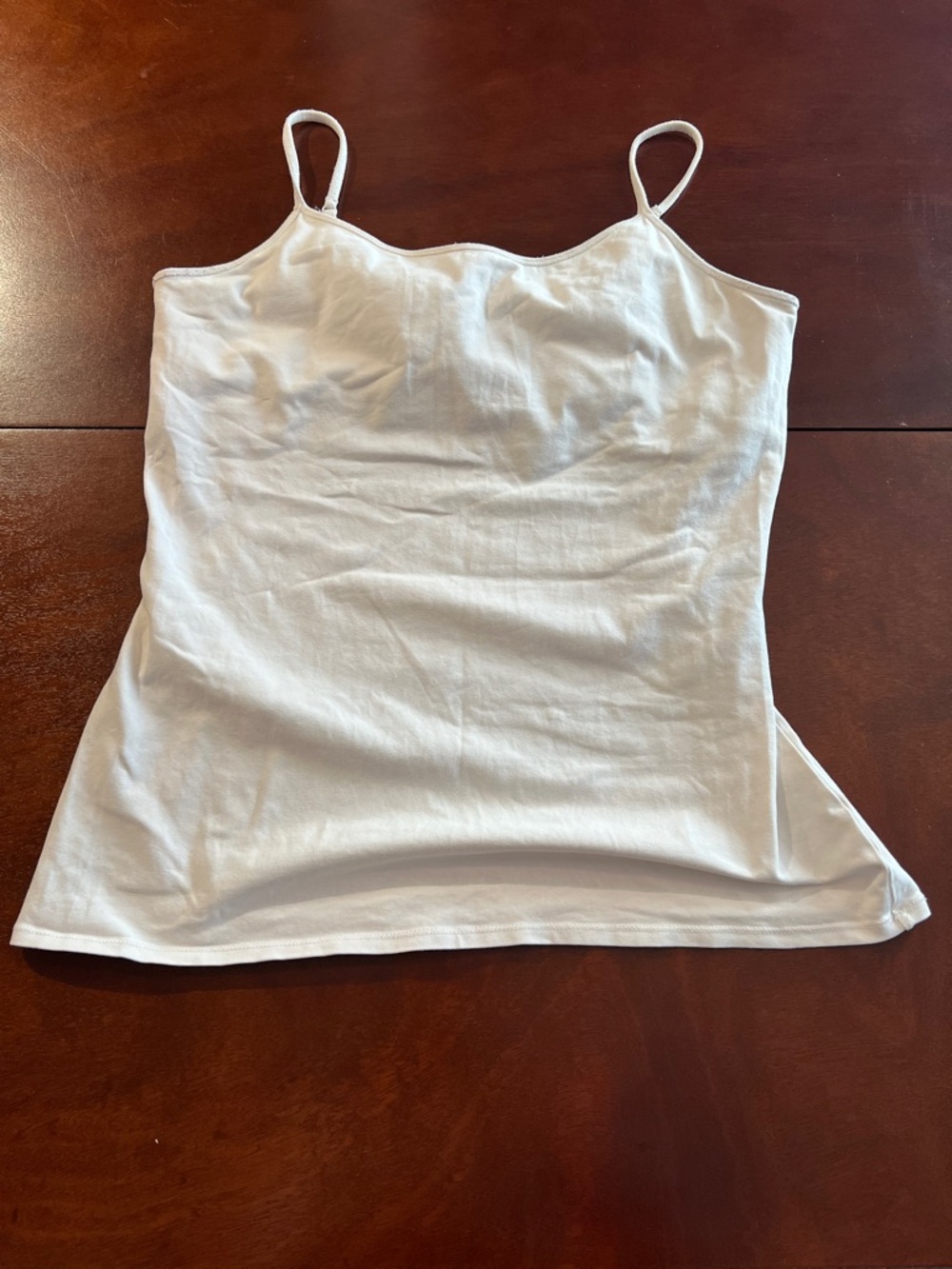 Express Women's Best Loved Bra White Slim Spaghetti Strap Camisole
